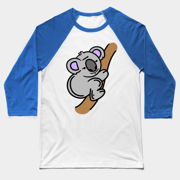 Koala Baseball T-Shirt by absolemstudio